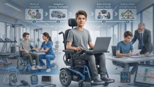 Adolescente com Doença Neuromuscular
